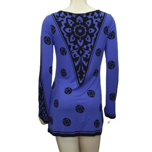 INC INTERNATIONAL CONCEPT bell sleeves tunic top - Picture 2 of 6